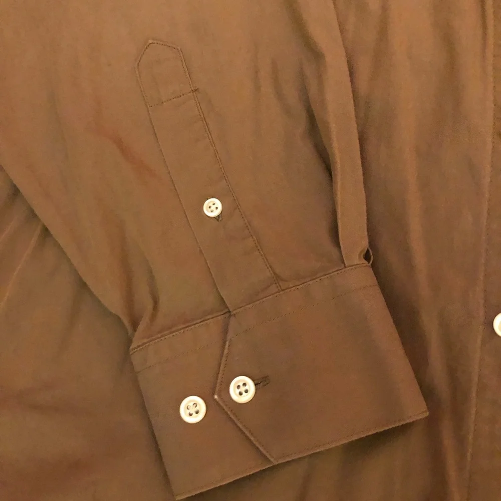 Christian Dior Brown Button Down Shirt - Picture 5 of 6